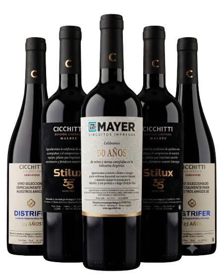 Botellas personalizadas Cicchitti — Edición Limitada Malbec